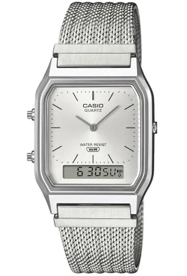 Casio CASIO VINTAGE Mod. EDGY COLLECTION MESH STRAP - SILVER